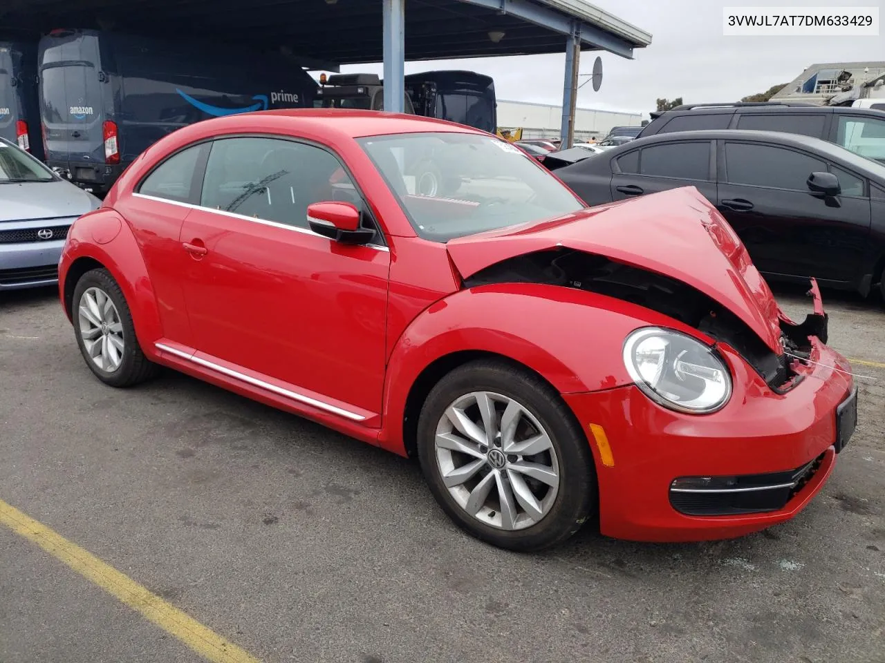 2013 Volkswagen Beetle VIN: 3VWJL7AT7DM633429 Lot: 75904304