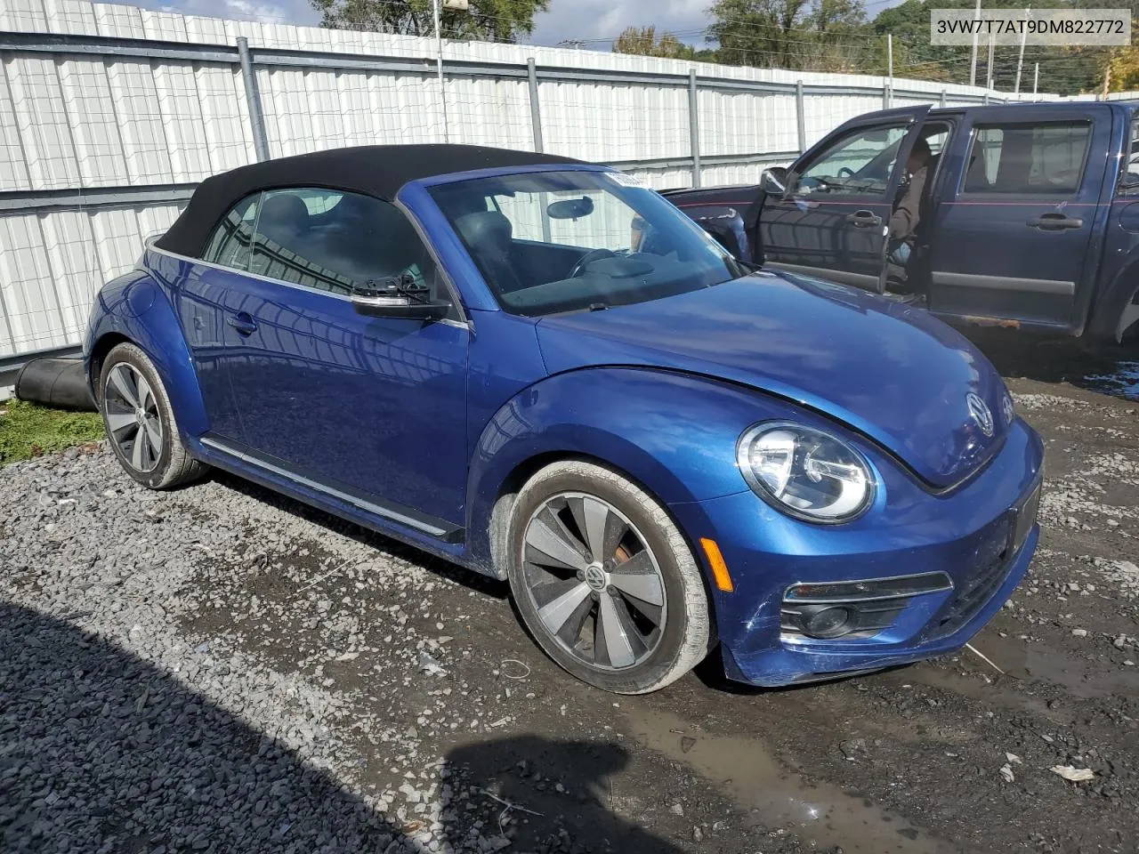 2013 Volkswagen Beetle Turbo VIN: 3VW7T7AT9DM822772 Lot: 76008854