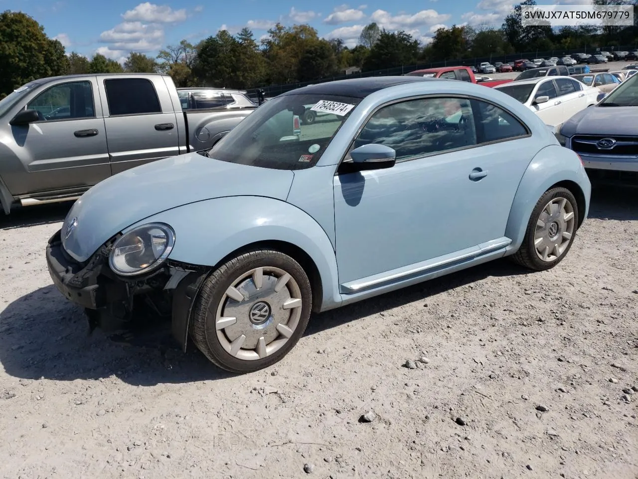 2013 Volkswagen Beetle VIN: 3VWJX7AT5DM679779 Lot: 76485274