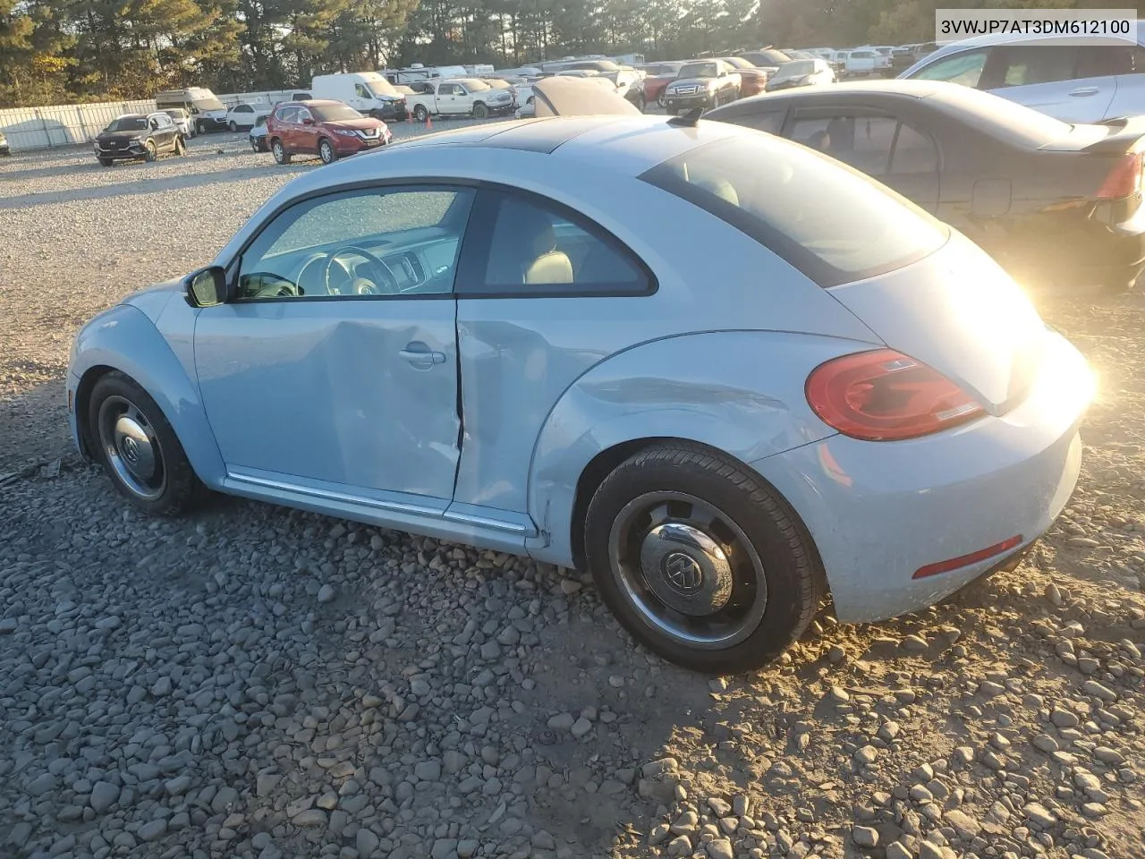 2013 Volkswagen Beetle VIN: 3VWJP7AT3DM612100 Lot: 76560234