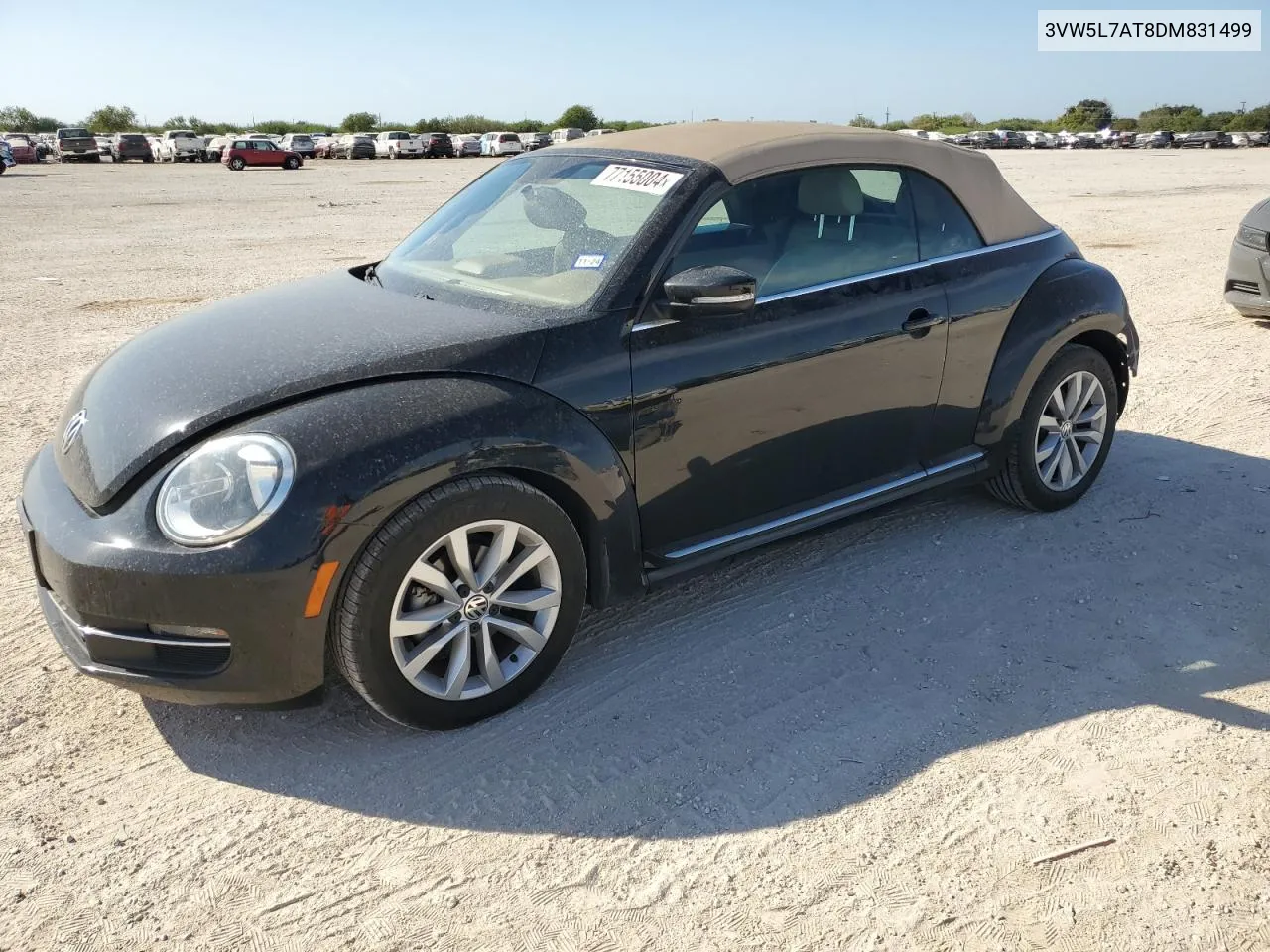 2013 Volkswagen Beetle VIN: 3VW5L7AT8DM831499 Lot: 77155004