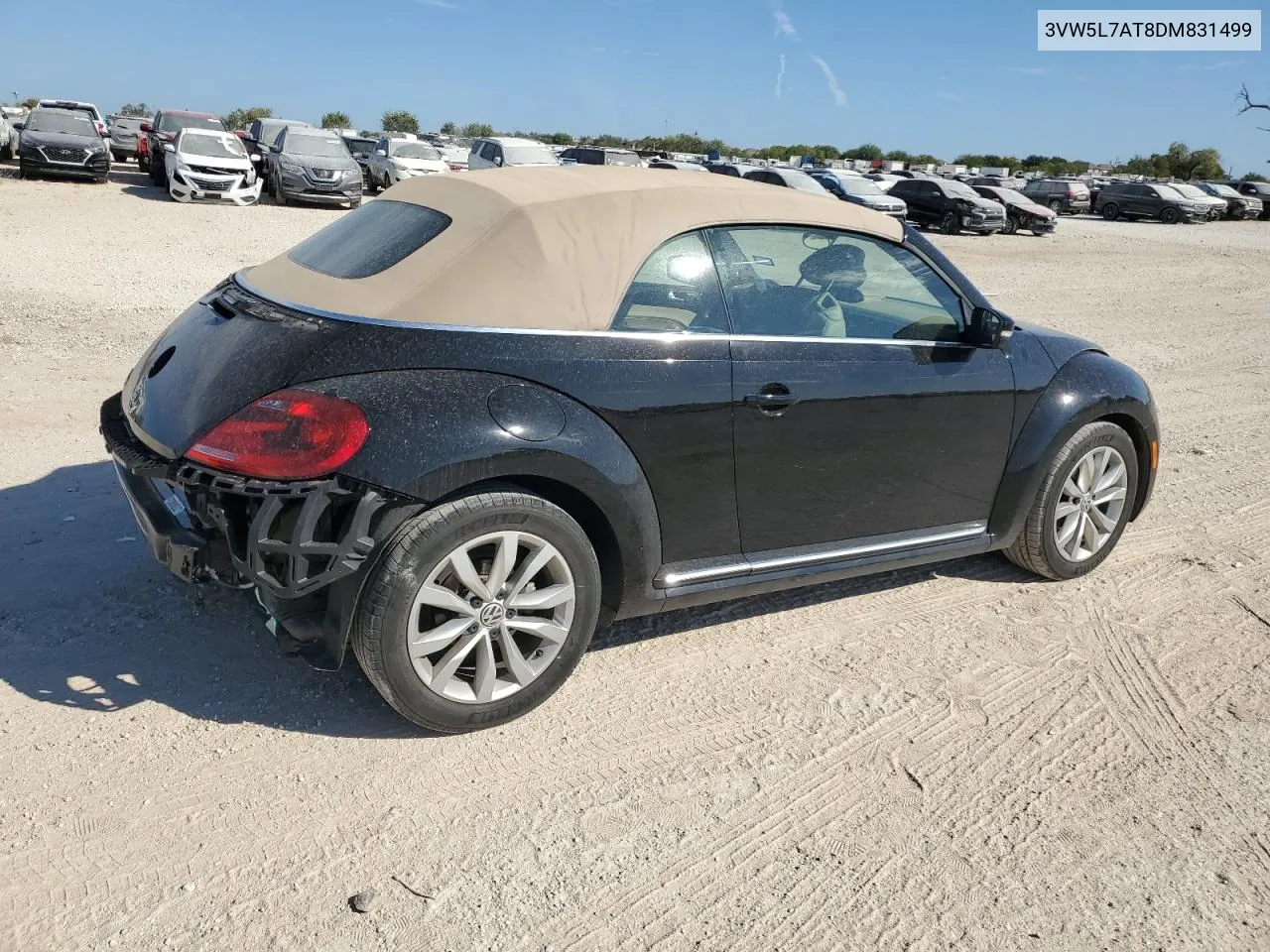 2013 Volkswagen Beetle VIN: 3VW5L7AT8DM831499 Lot: 77155004