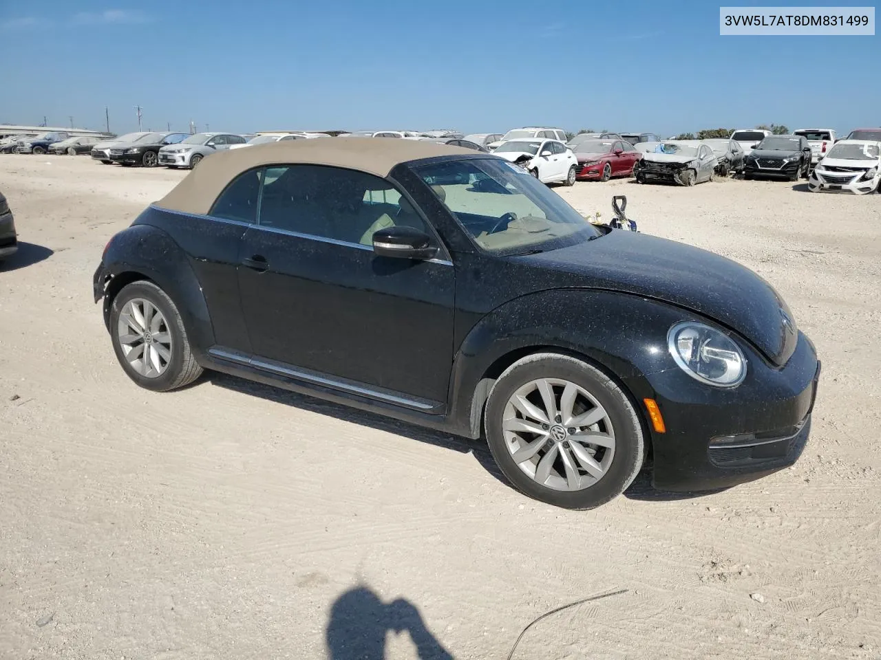 2013 Volkswagen Beetle VIN: 3VW5L7AT8DM831499 Lot: 77155004