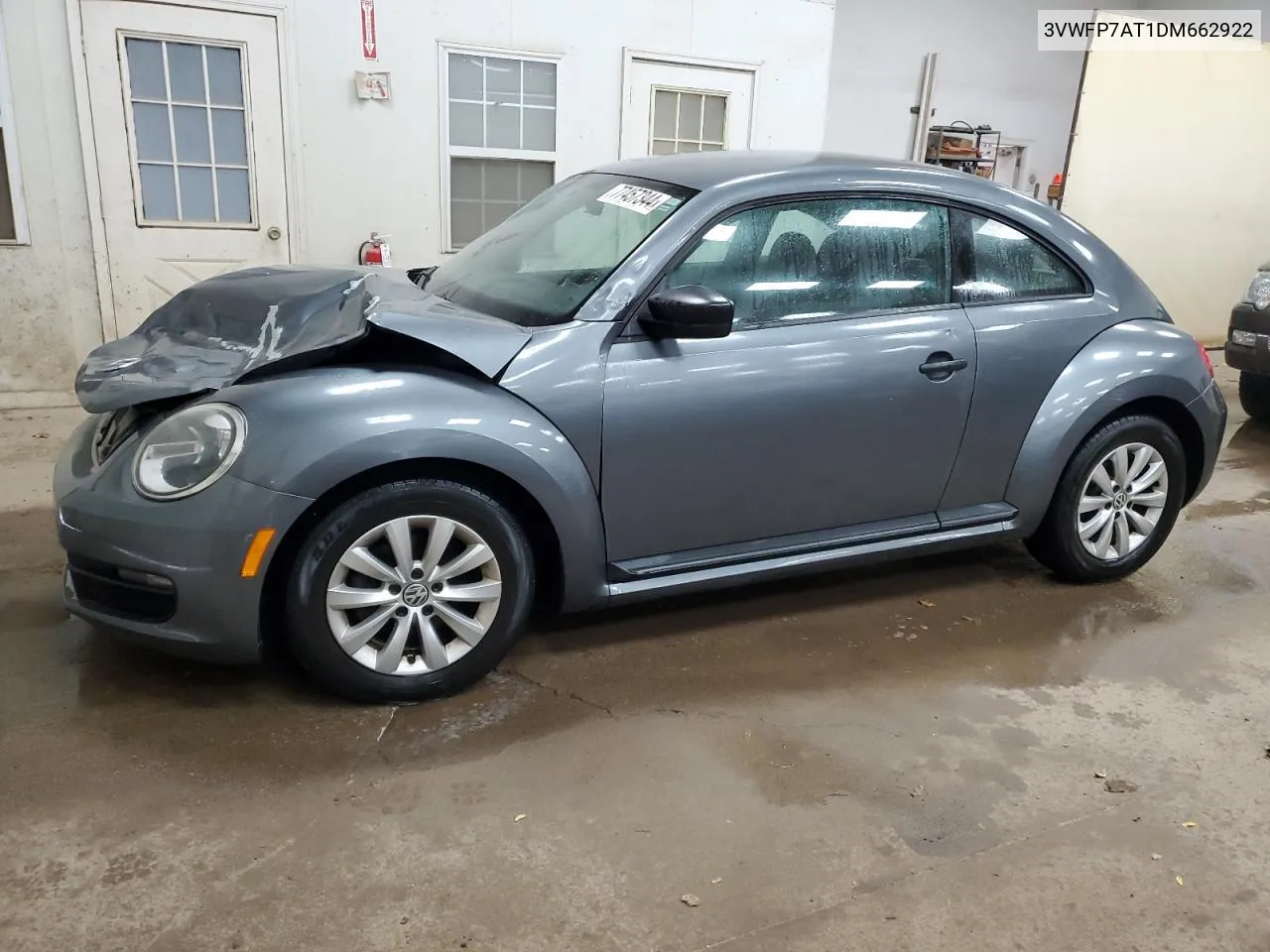 2013 Volkswagen Beetle VIN: 3VWFP7AT1DM662922 Lot: 77457344