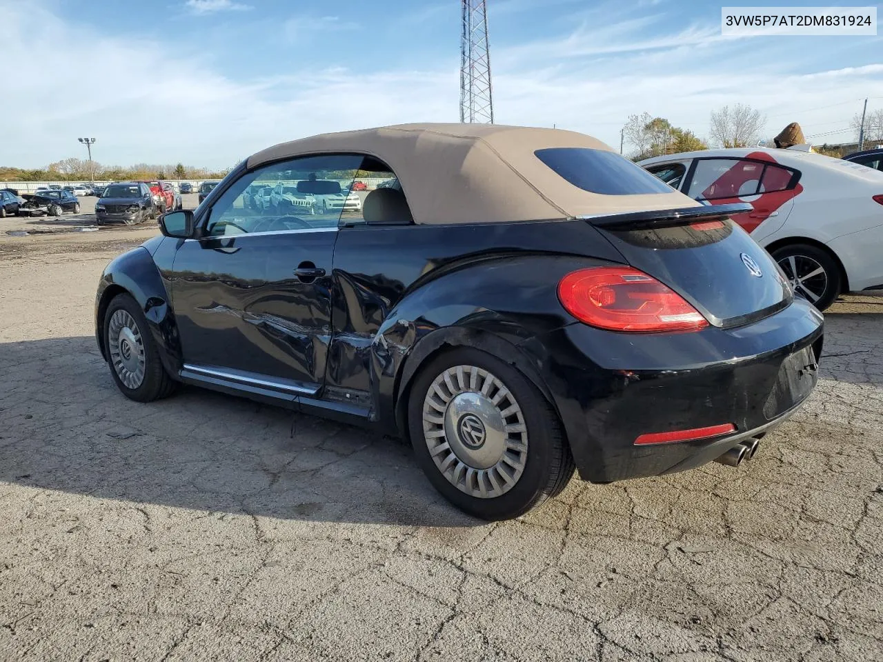 2013 Volkswagen Beetle VIN: 3VW5P7AT2DM831924 Lot: 77521224