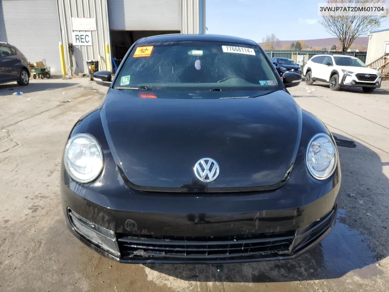 2013 Volkswagen Beetle VIN: 3VWJP7AT2DM601704 Lot: 77668114