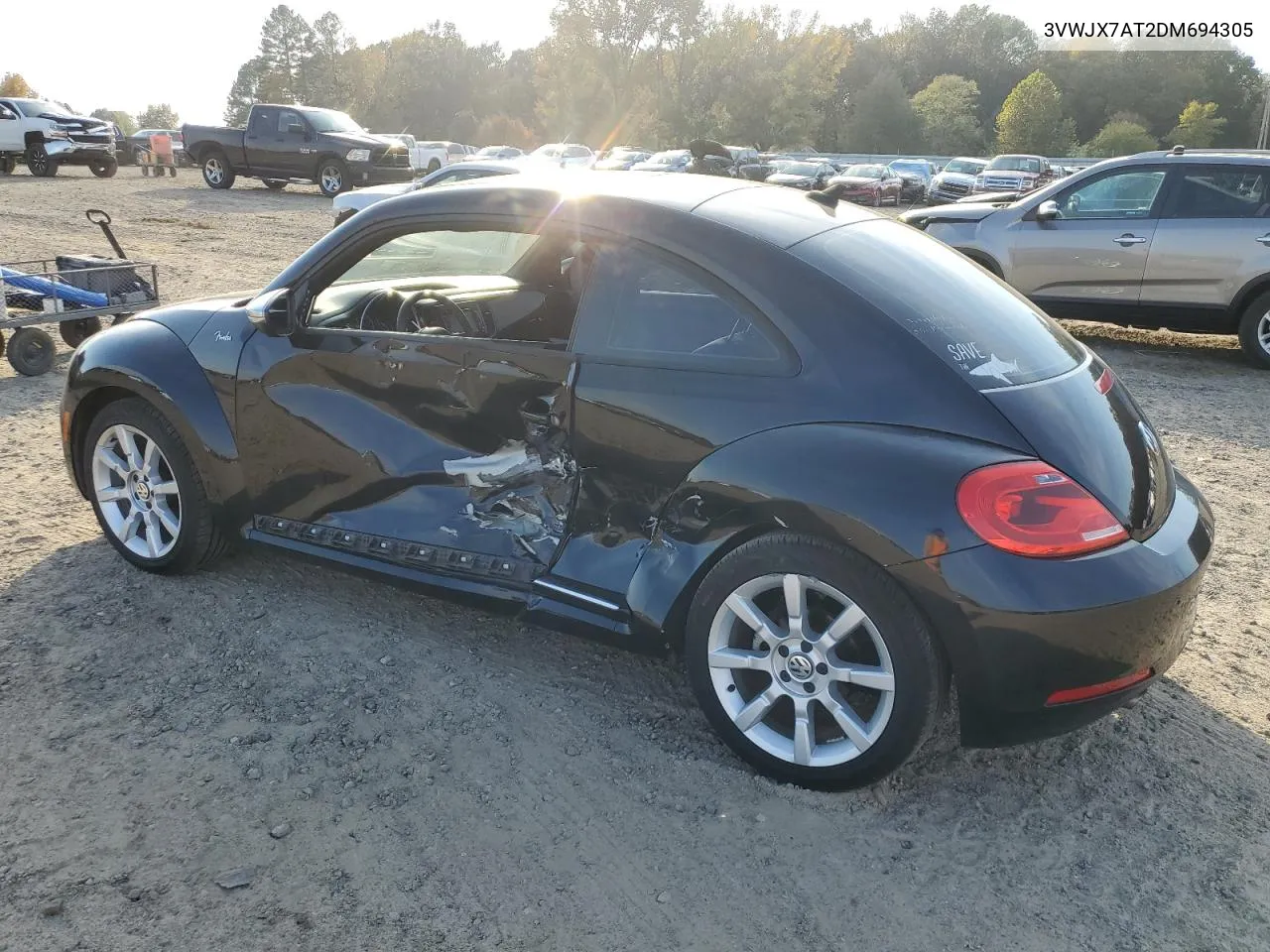 2013 Volkswagen Beetle VIN: 3VWJX7AT2DM694305 Lot: 78174204