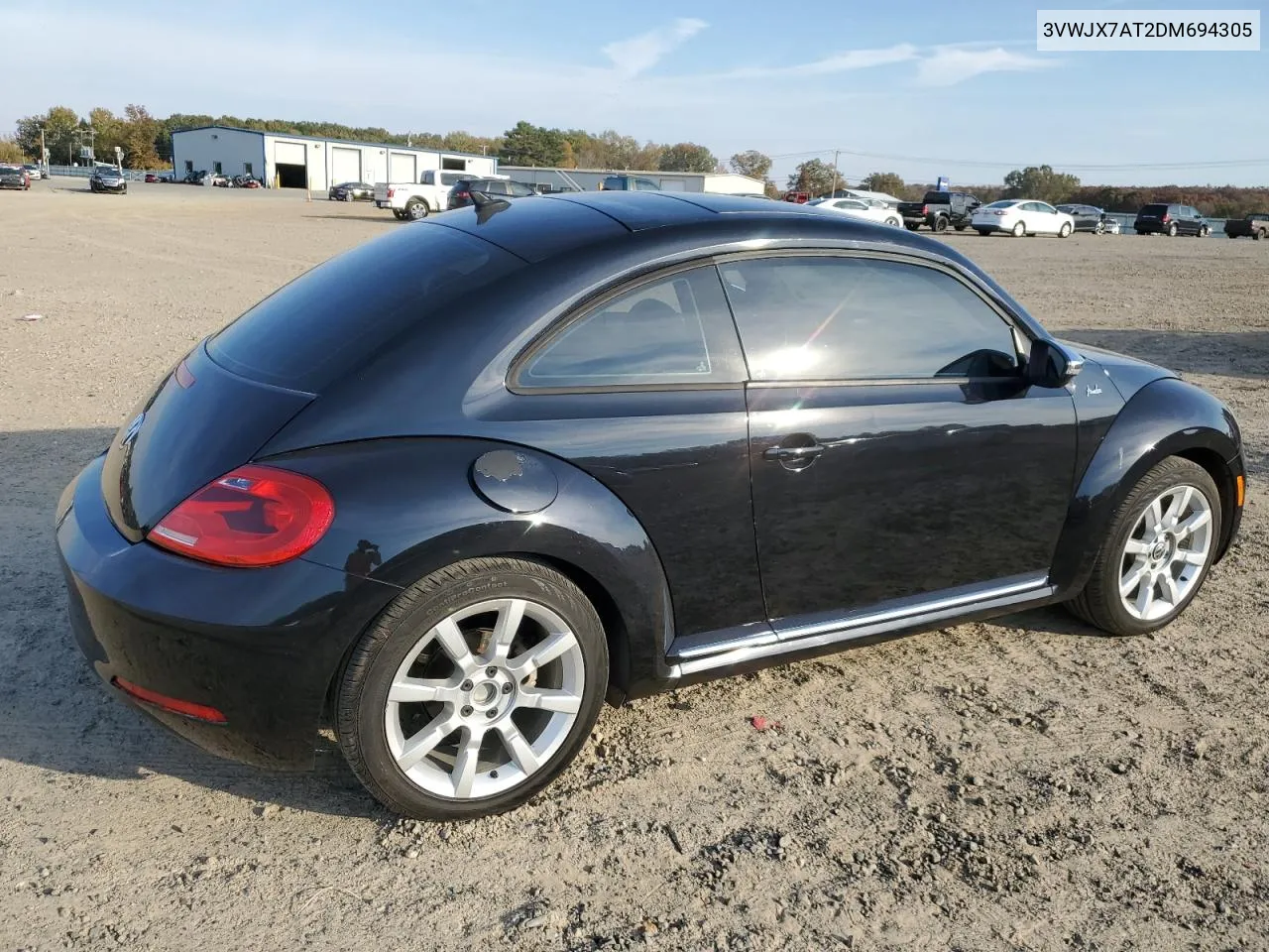 2013 Volkswagen Beetle VIN: 3VWJX7AT2DM694305 Lot: 78174204