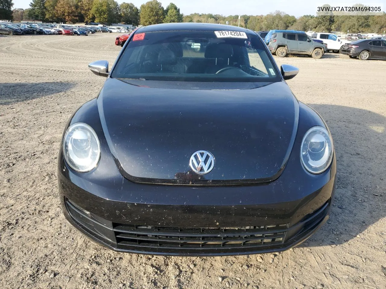 2013 Volkswagen Beetle VIN: 3VWJX7AT2DM694305 Lot: 78174204