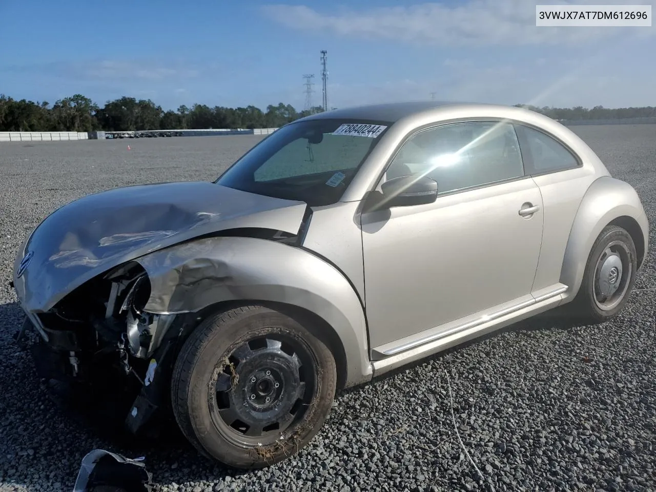 2013 Volkswagen Beetle VIN: 3VWJX7AT7DM612696 Lot: 78840244