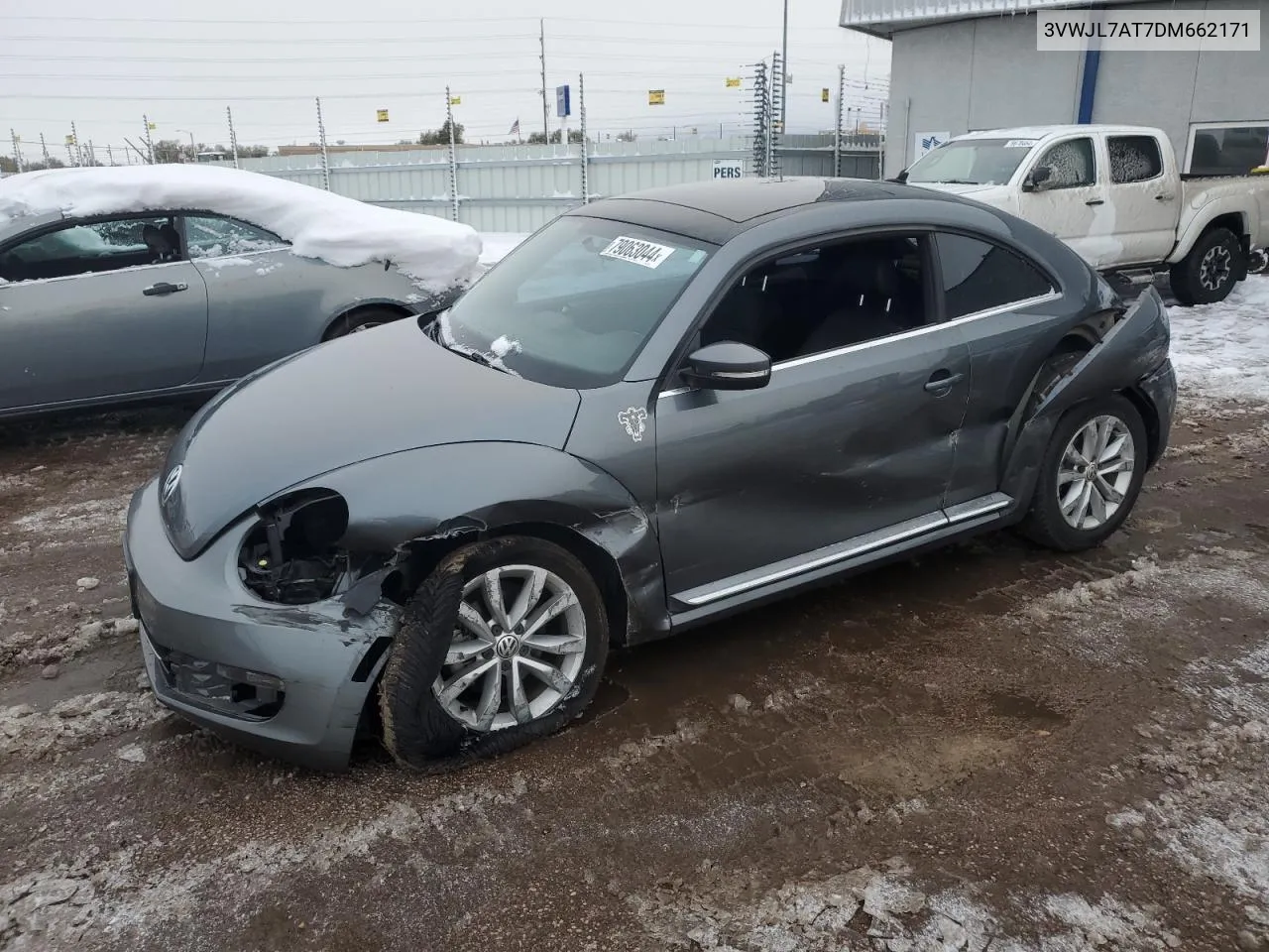 2013 Volkswagen Beetle VIN: 3VWJL7AT7DM662171 Lot: 79063044