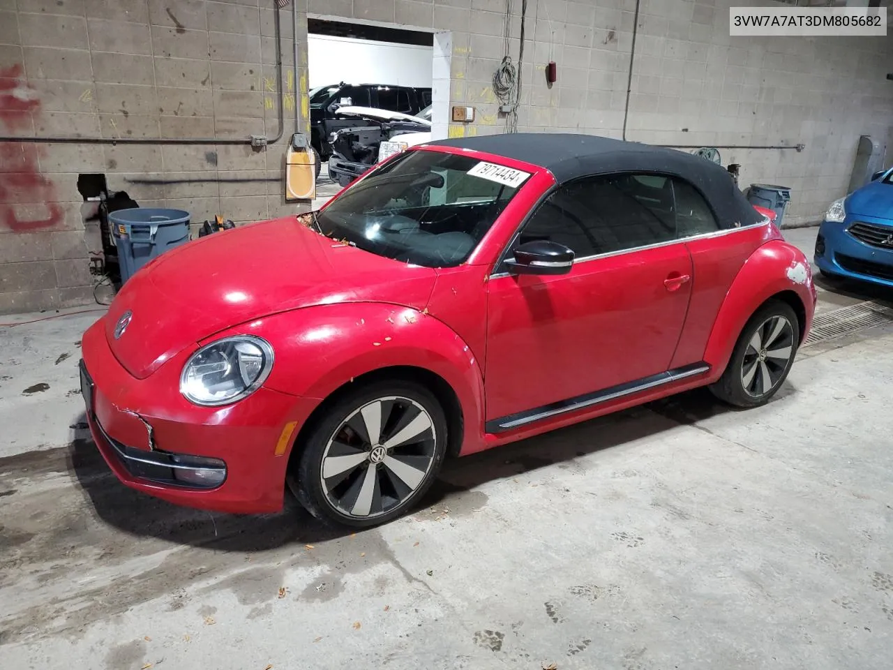 2013 Volkswagen Beetle Turbo VIN: 3VW7A7AT3DM805682 Lot: 79714434