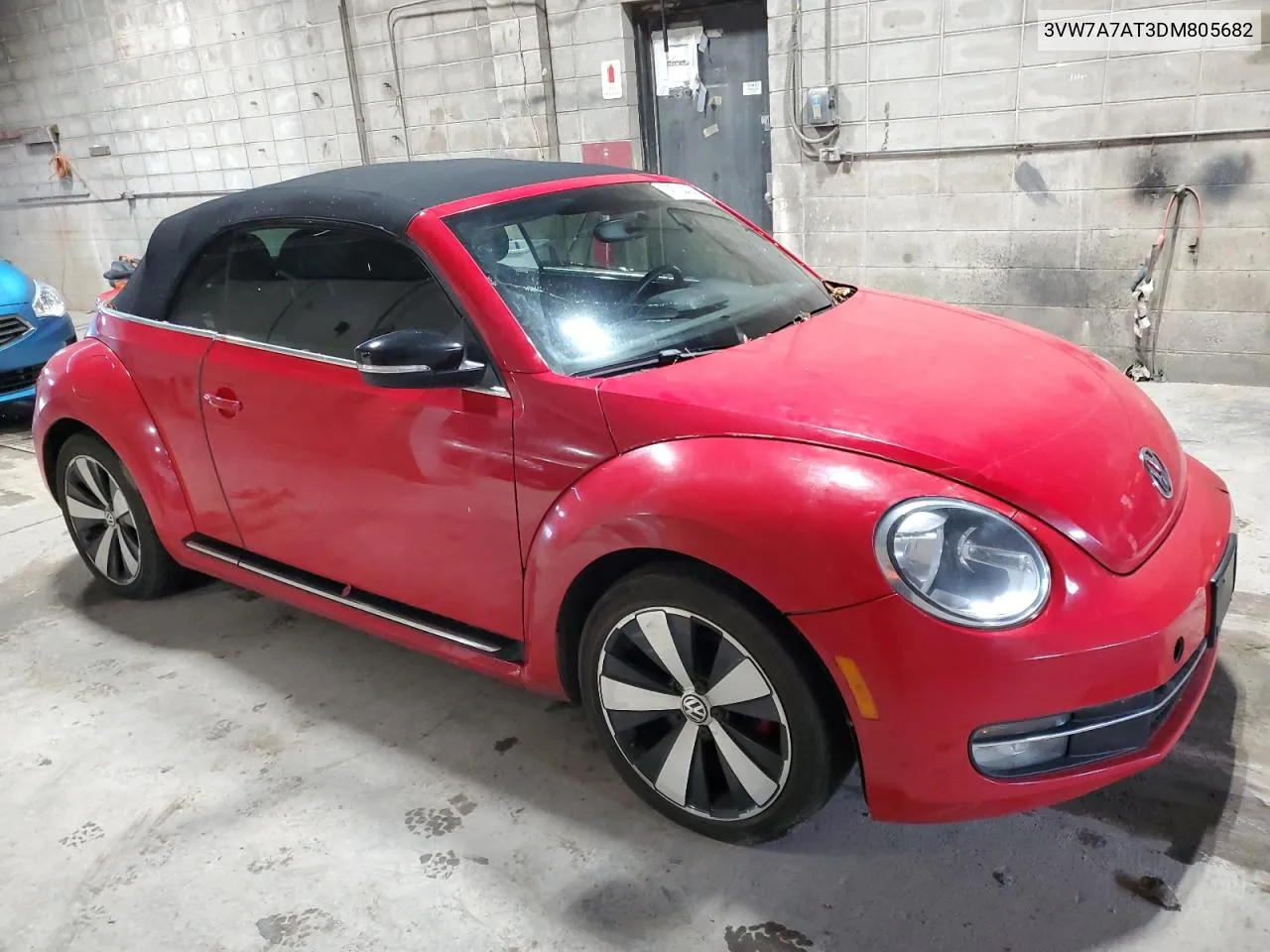 2013 Volkswagen Beetle Turbo VIN: 3VW7A7AT3DM805682 Lot: 79714434