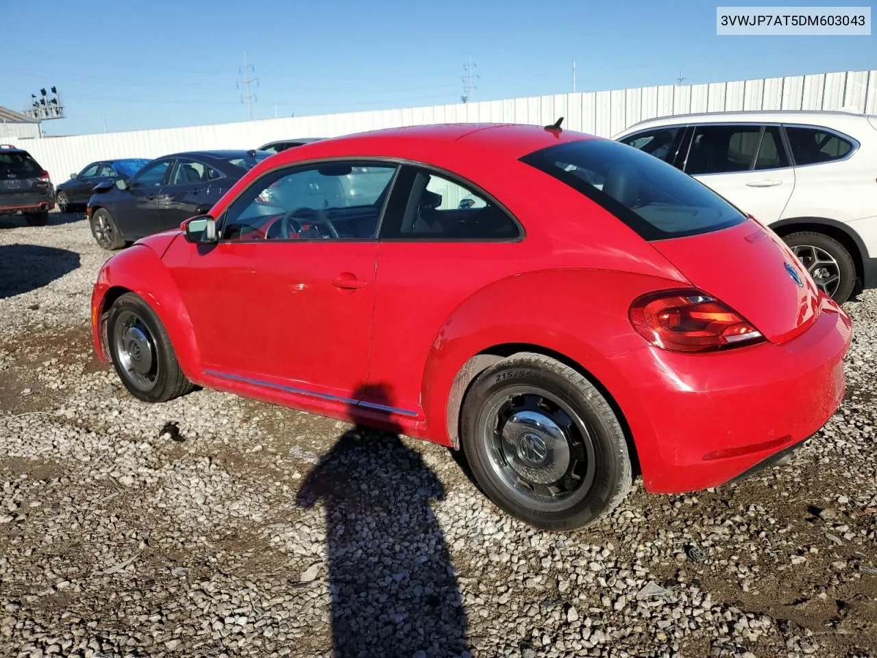 2013 Volkswagen Beetle VIN: 3VWJP7AT5DM603043 Lot: 79737544