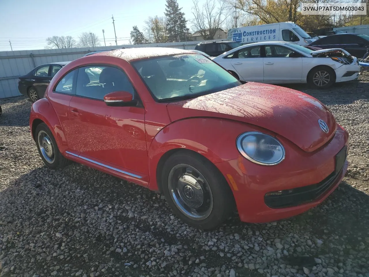 2013 Volkswagen Beetle VIN: 3VWJP7AT5DM603043 Lot: 79737544