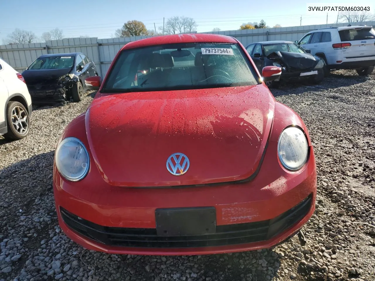 2013 Volkswagen Beetle VIN: 3VWJP7AT5DM603043 Lot: 79737544