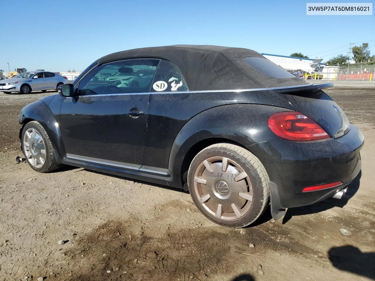 2013 Volkswagen Beetle VIN: 3VW5P7AT6DM816021 Lot: 79916724