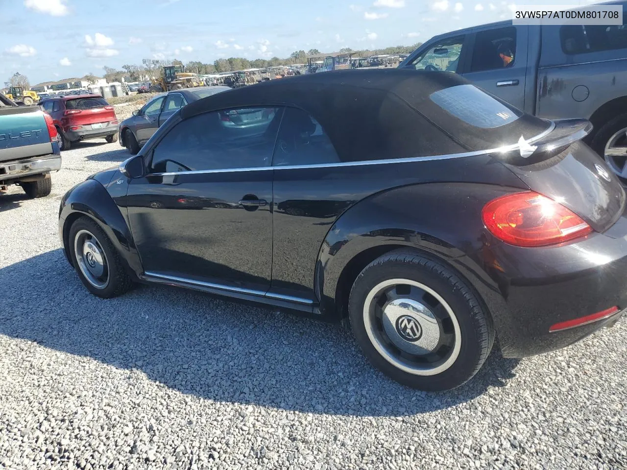 2013 Volkswagen Beetle VIN: 3VW5P7AT0DM801708 Lot: 80279114