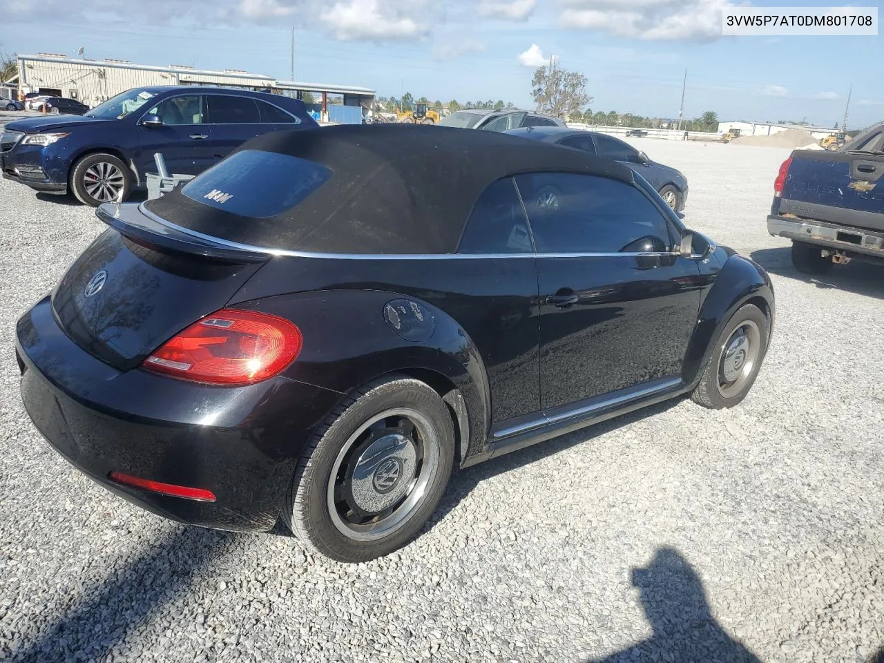 2013 Volkswagen Beetle VIN: 3VW5P7AT0DM801708 Lot: 80279114