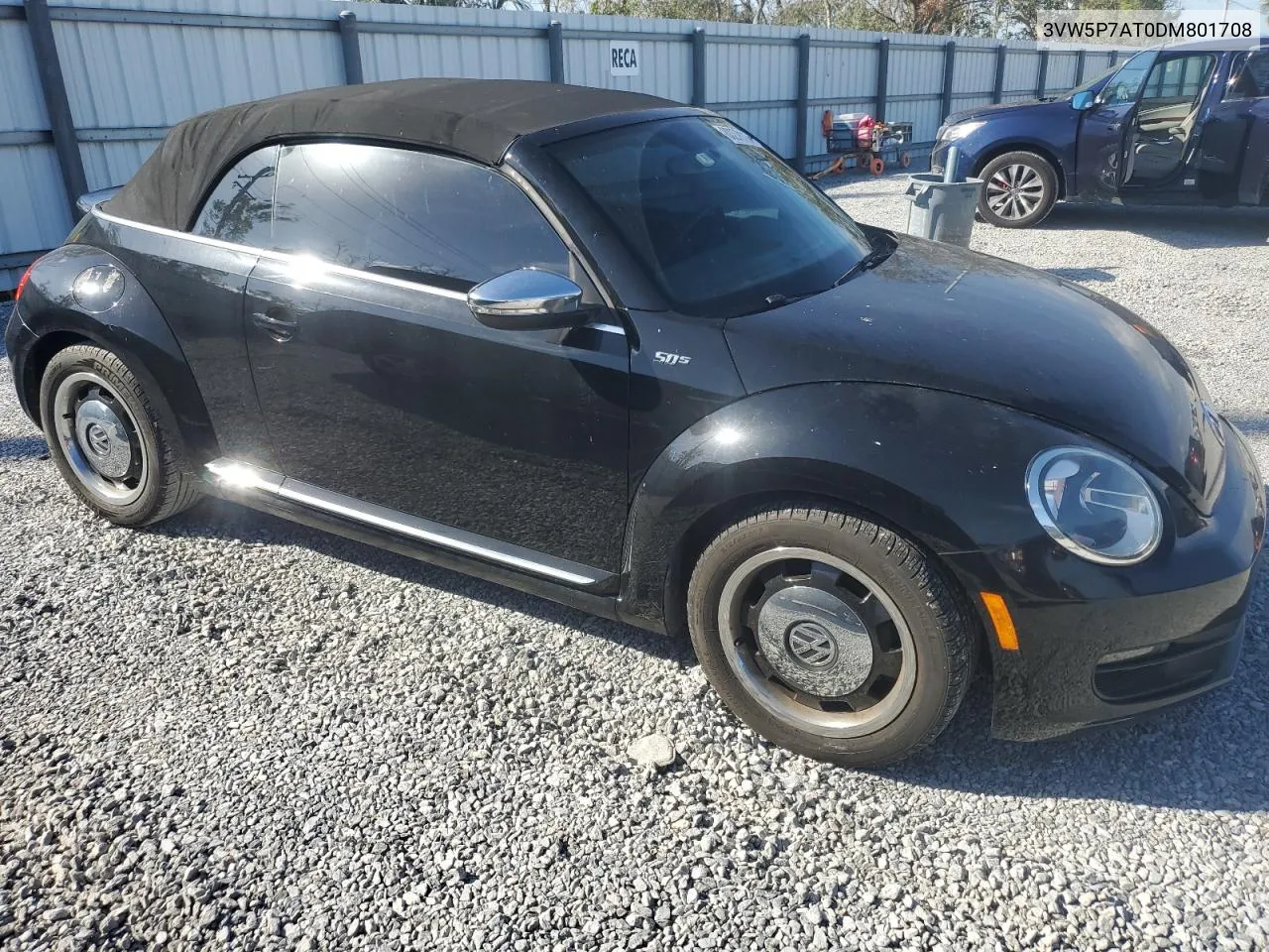 2013 Volkswagen Beetle VIN: 3VW5P7AT0DM801708 Lot: 80279114