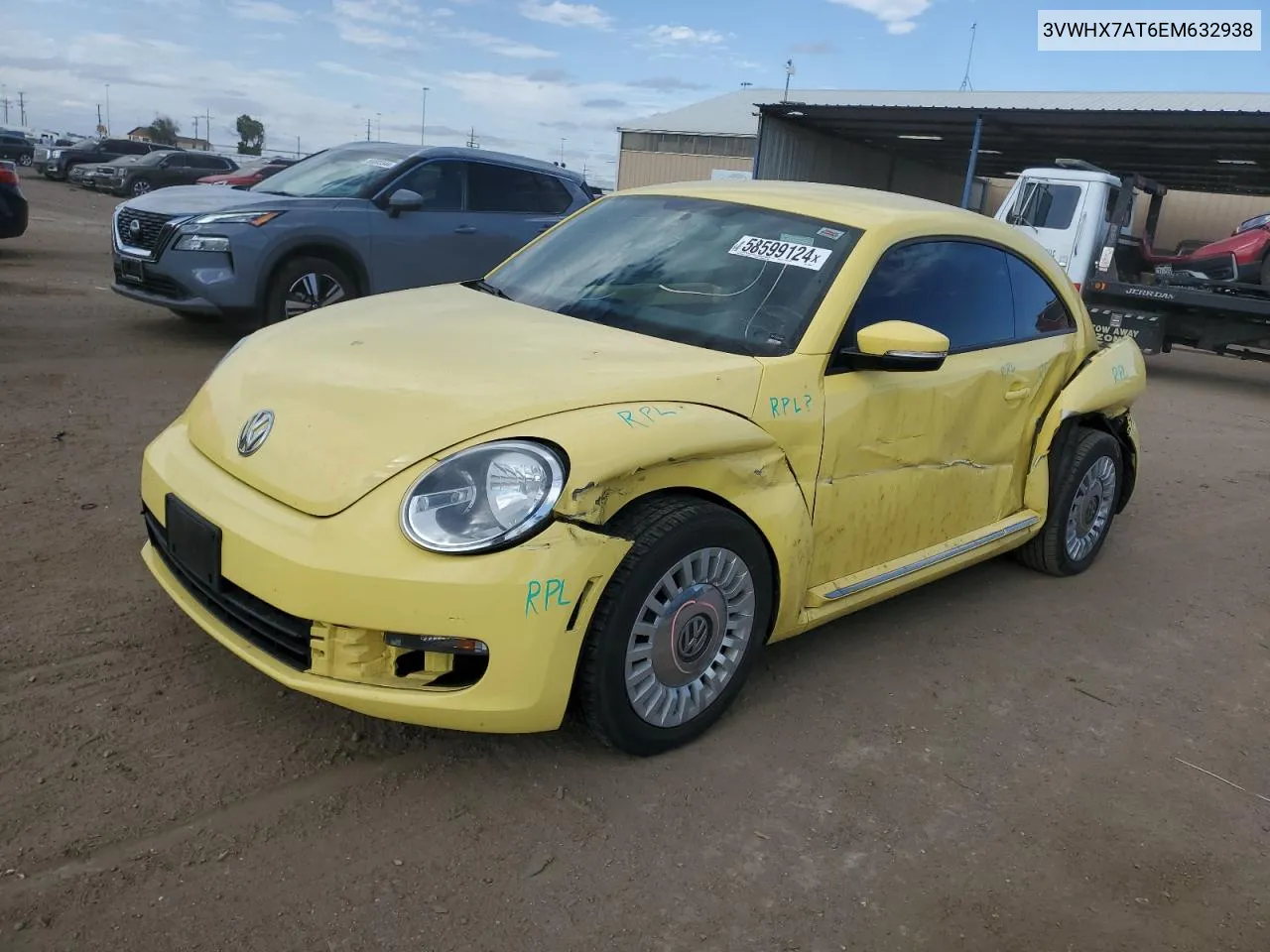 3VWHX7AT6EM632938 2014 Volkswagen Beetle