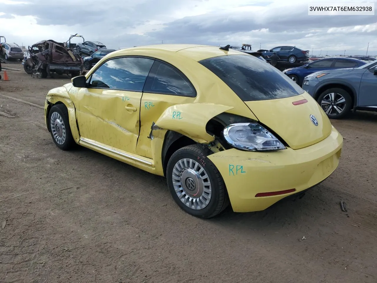 3VWHX7AT6EM632938 2014 Volkswagen Beetle