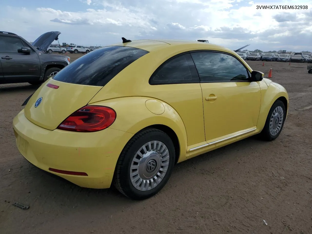 2014 Volkswagen Beetle VIN: 3VWHX7AT6EM632938 Lot: 58599124