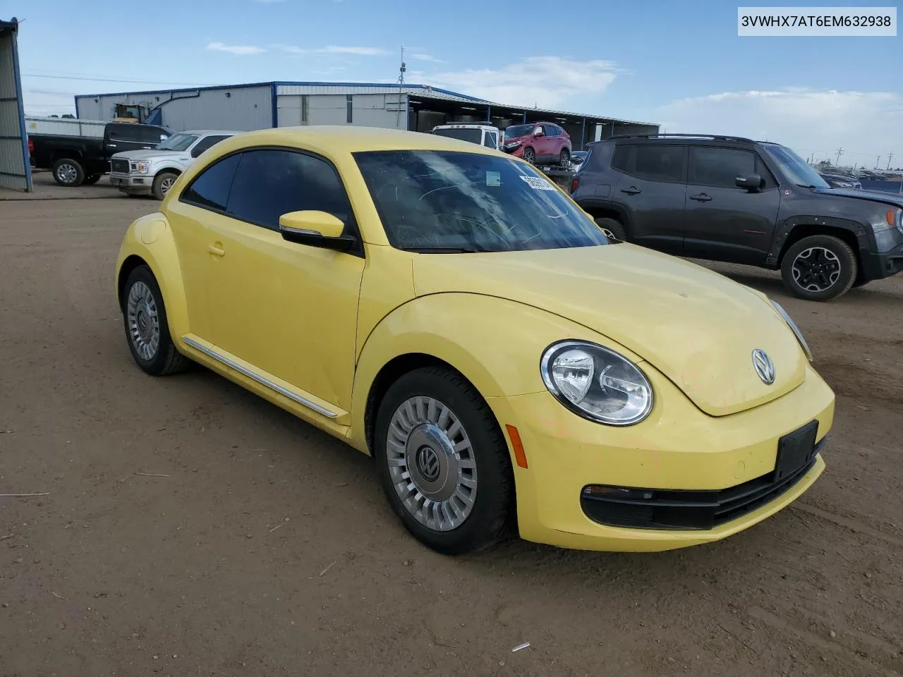 2014 Volkswagen Beetle VIN: 3VWHX7AT6EM632938 Lot: 58599124