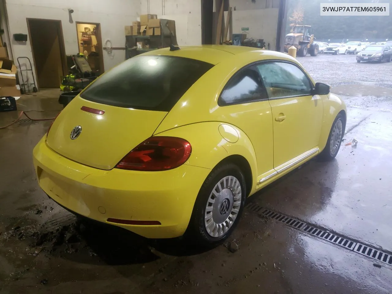 2014 Volkswagen Beetle VIN: 3VWJP7AT7EM605961 Lot: 64607651