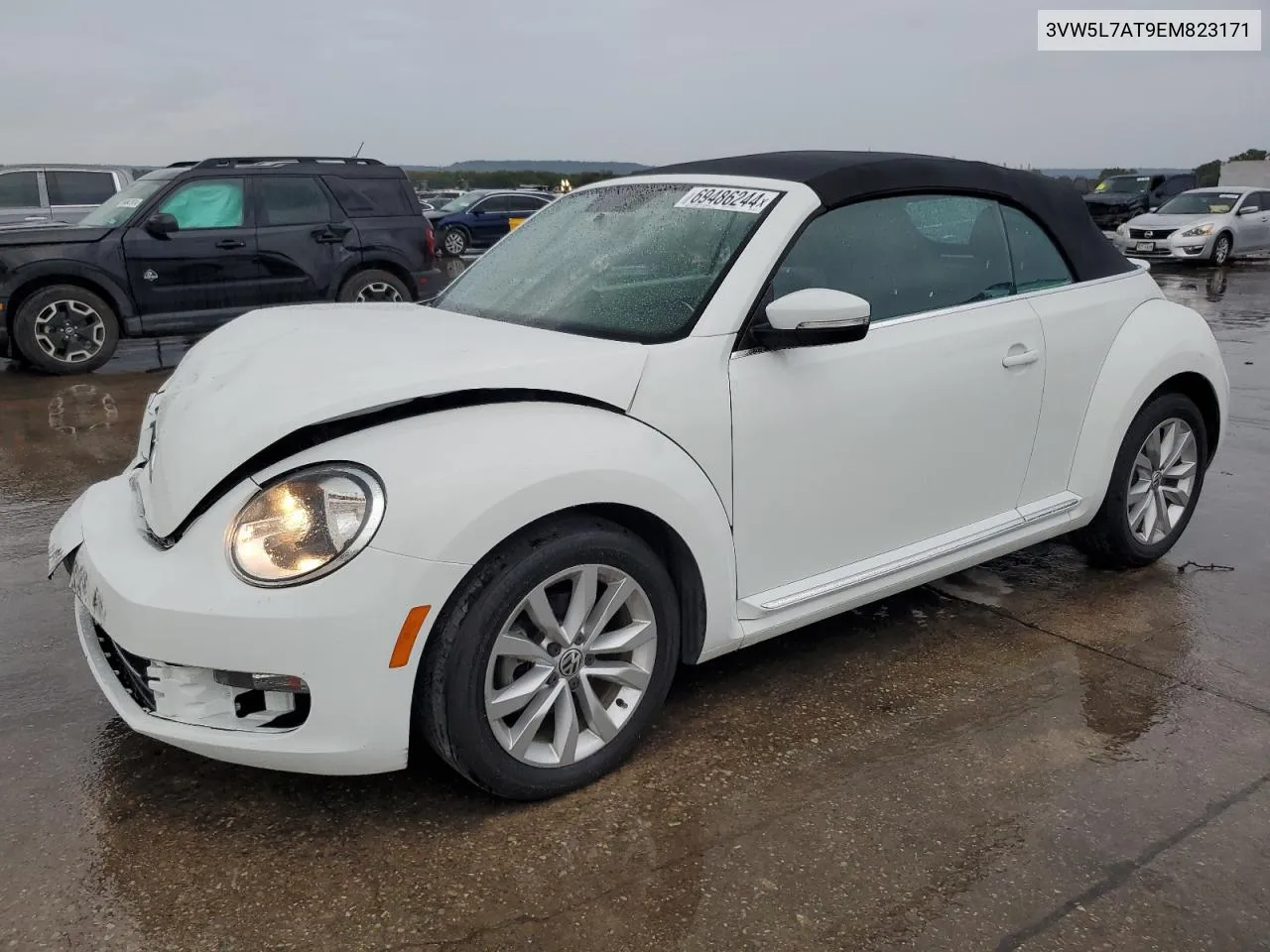 2014 Volkswagen Beetle VIN: 3VW5L7AT9EM823171 Lot: 69486244