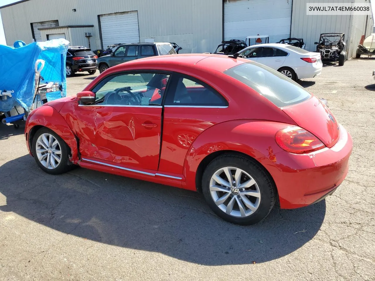 2014 Volkswagen Beetle VIN: 3VWJL7AT4EM660038 Lot: 69712414