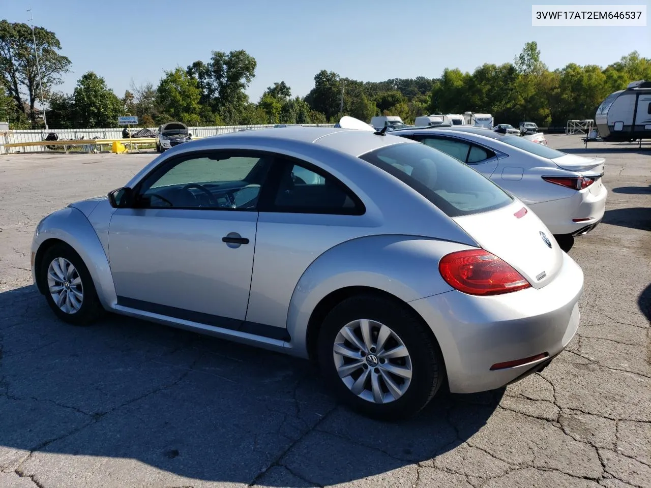 2014 Volkswagen Beetle VIN: 3VWF17AT2EM646537 Lot: 70051374