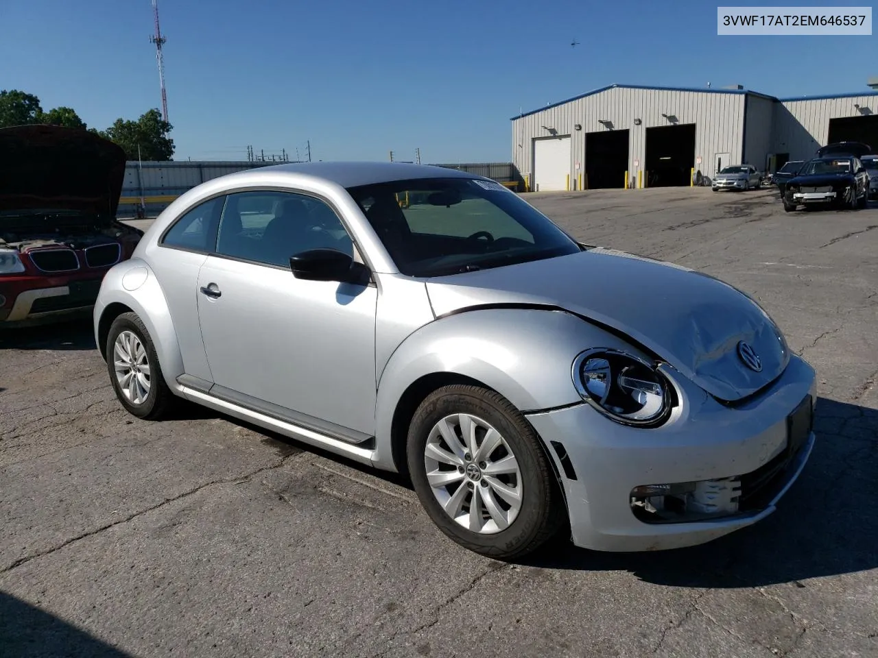 2014 Volkswagen Beetle VIN: 3VWF17AT2EM646537 Lot: 70051374