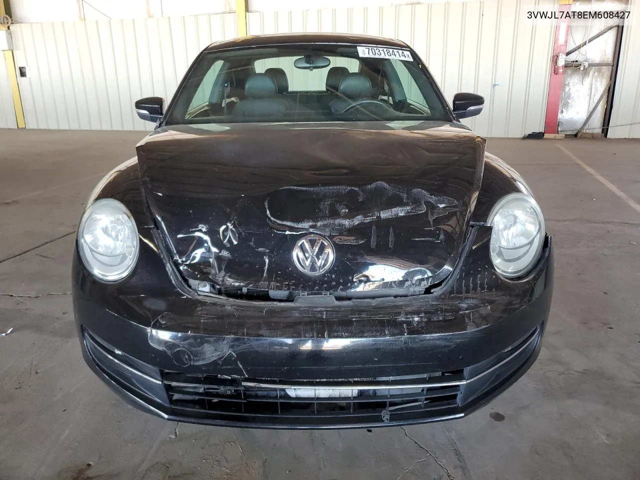 2014 Volkswagen Beetle VIN: 3VWJL7AT8EM608427 Lot: 70318414