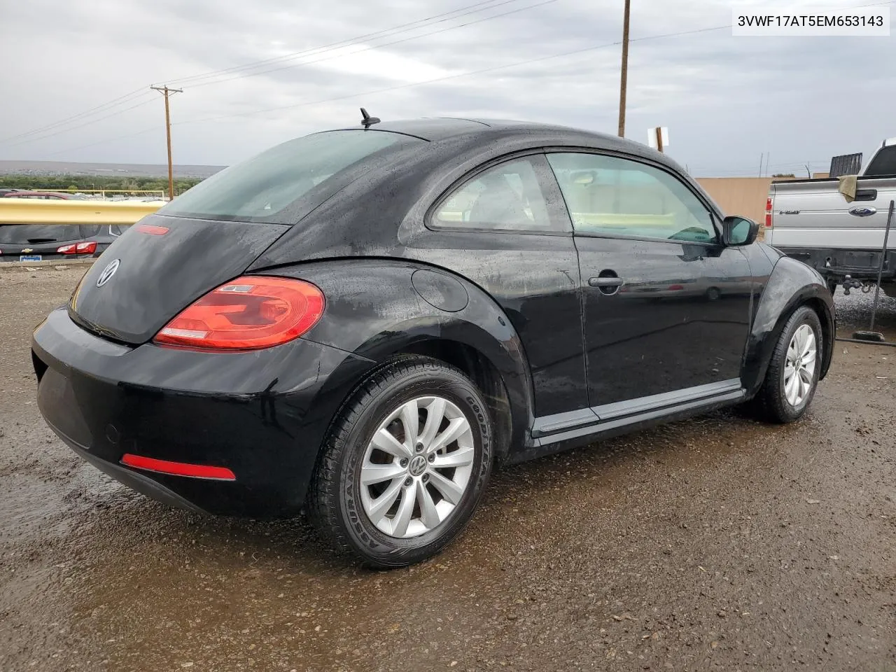 2014 Volkswagen Beetle VIN: 3VWF17AT5EM653143 Lot: 71423404