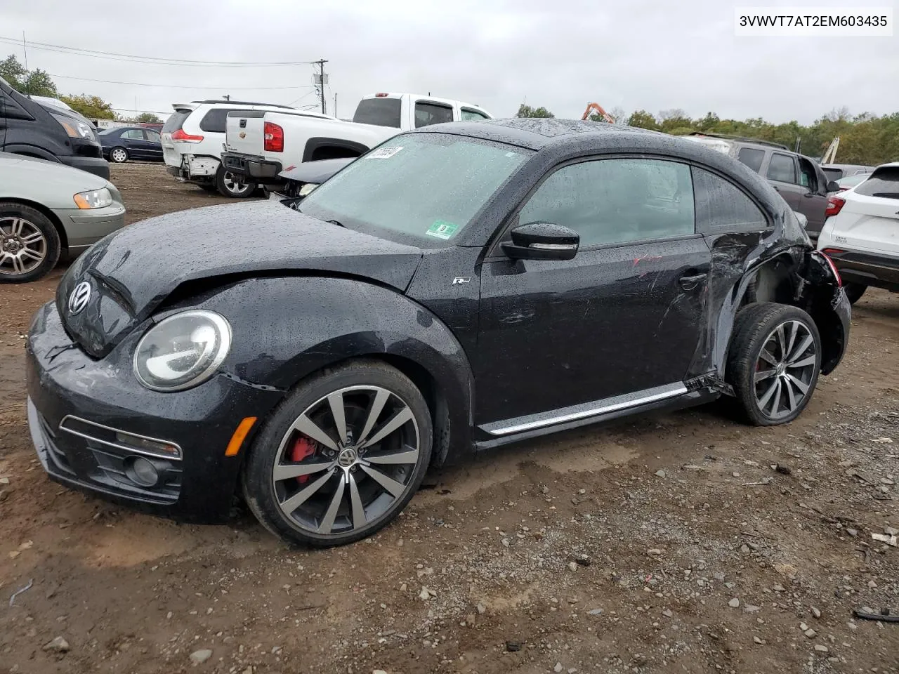 2014 Volkswagen Beetle Turbo VIN: 3VWVT7AT2EM603435 Lot: 72755524