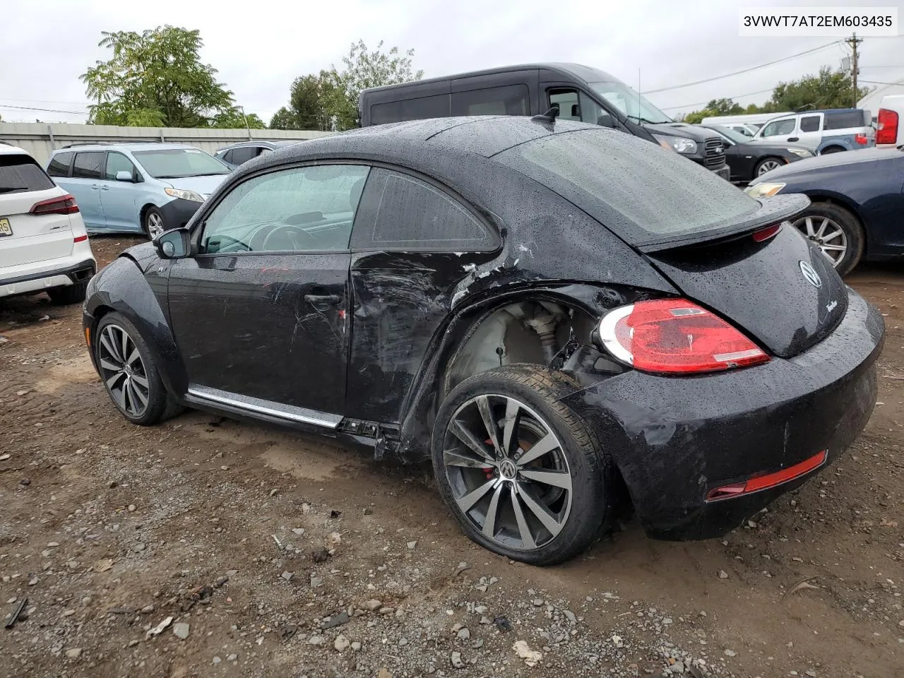 2014 Volkswagen Beetle Turbo VIN: 3VWVT7AT2EM603435 Lot: 72755524