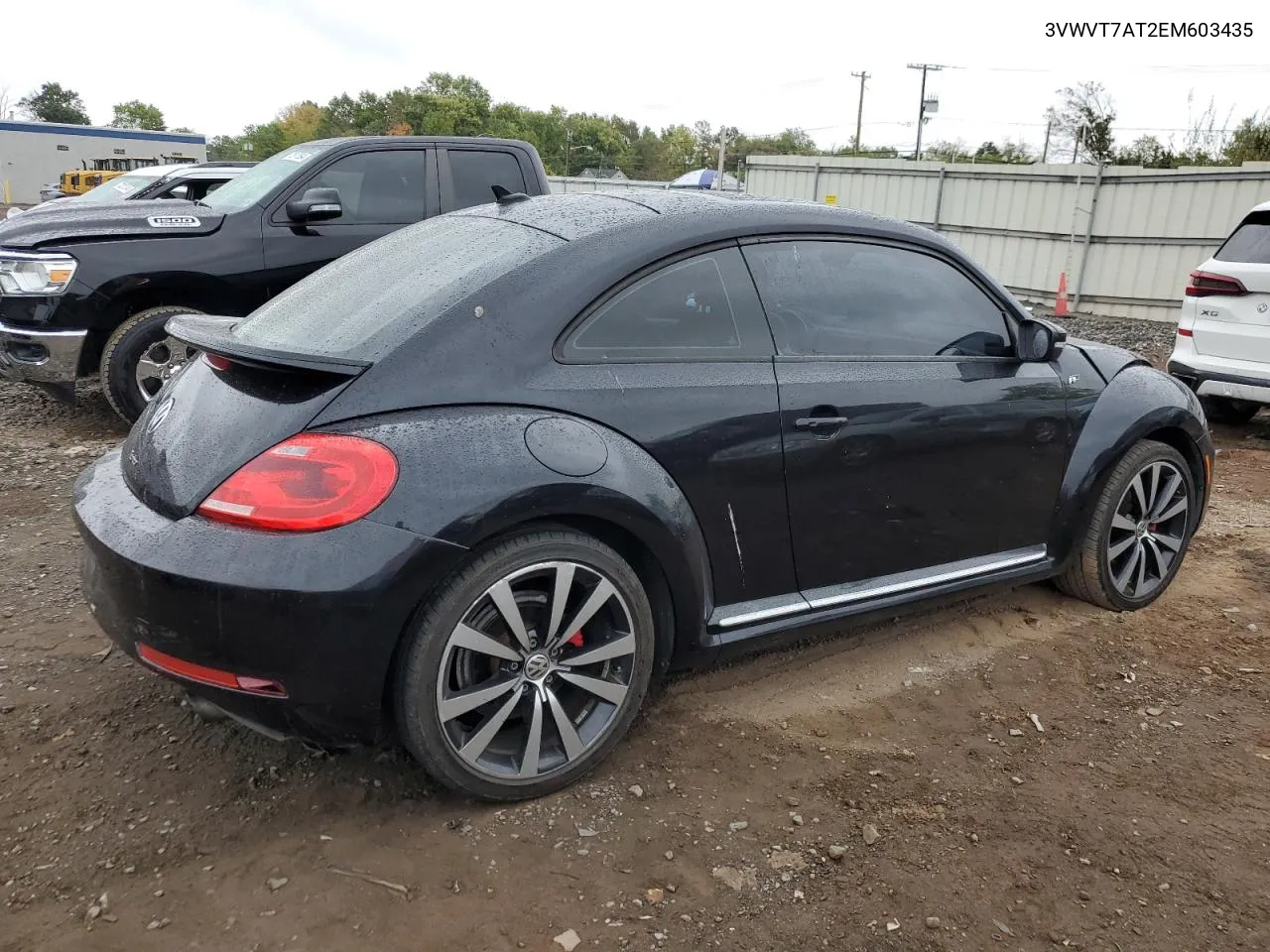 2014 Volkswagen Beetle Turbo VIN: 3VWVT7AT2EM603435 Lot: 72755524