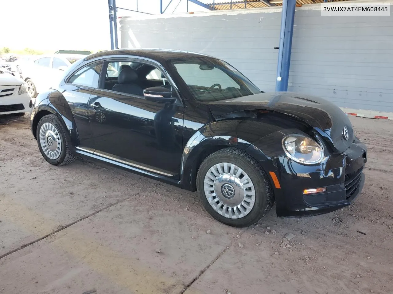 2014 Volkswagen Beetle VIN: 3VWJX7AT4EM608445 Lot: 73750164