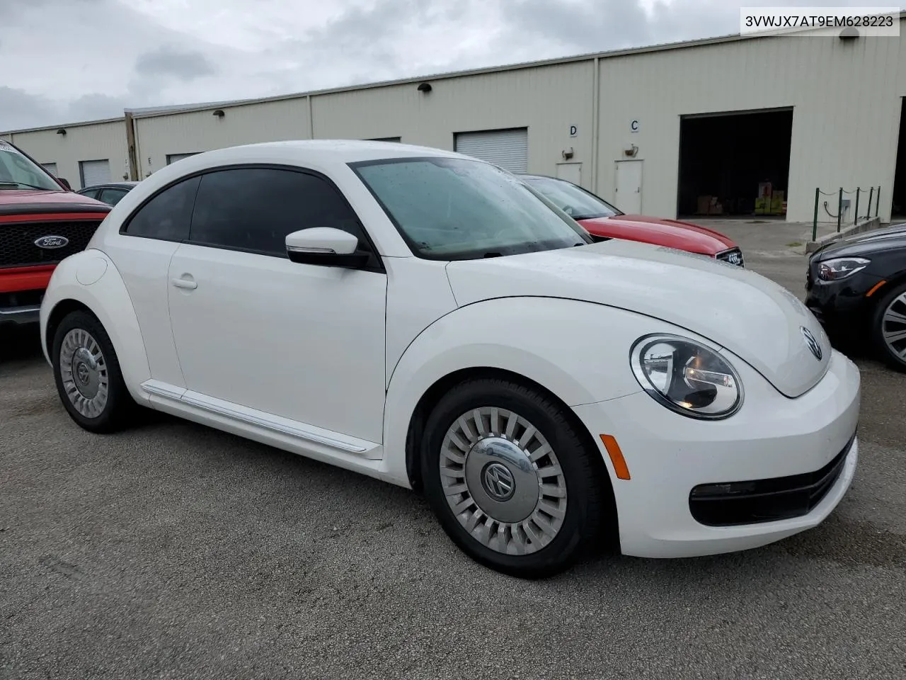 2014 Volkswagen Beetle VIN: 3VWJX7AT9EM628223 Lot: 75047294