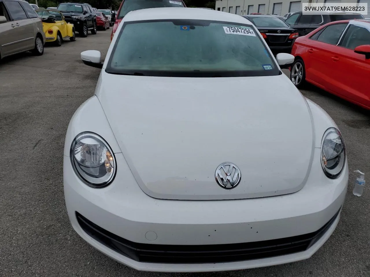 2014 Volkswagen Beetle VIN: 3VWJX7AT9EM628223 Lot: 75047294