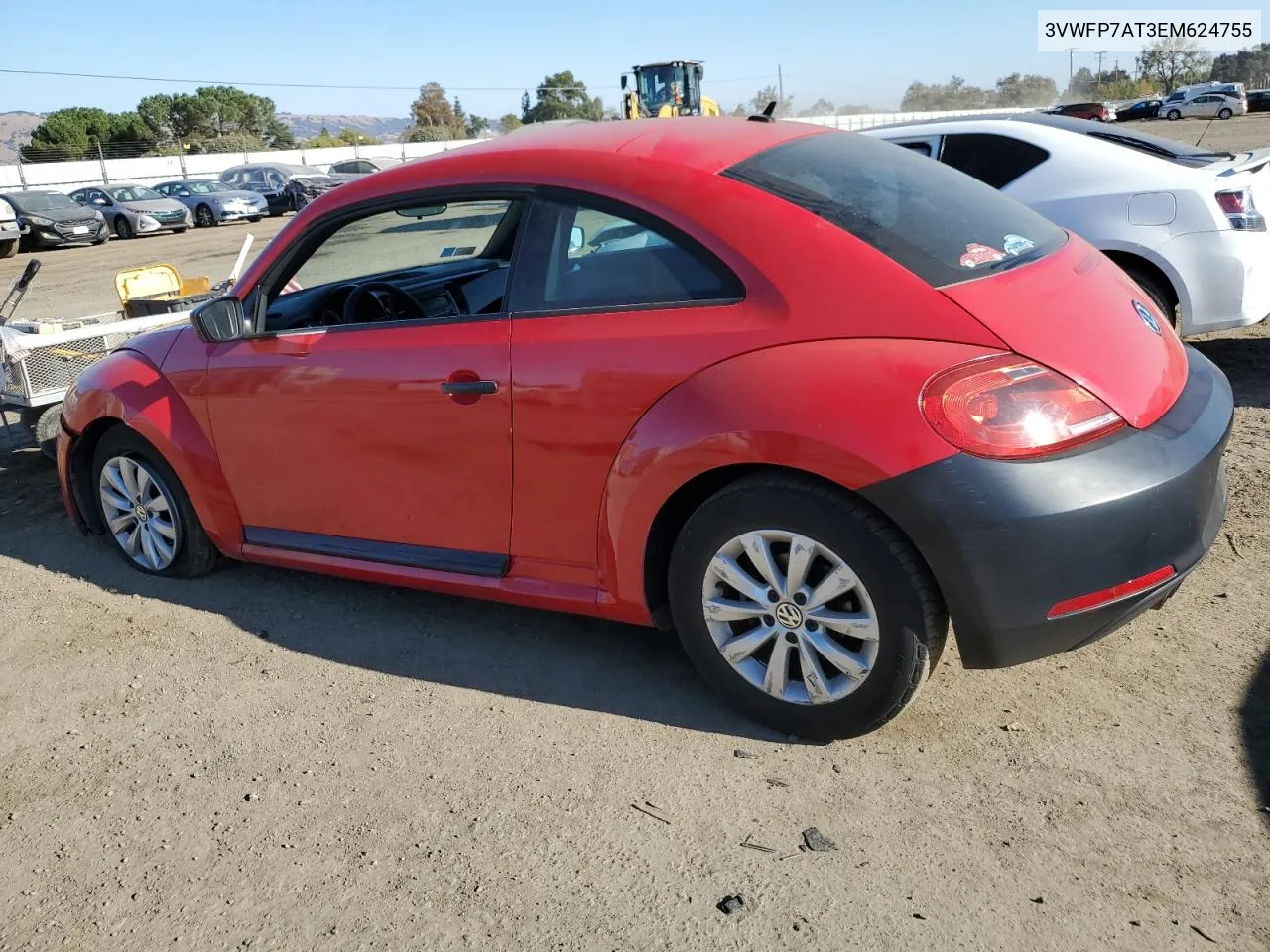 2014 Volkswagen Beetle VIN: 3VWFP7AT3EM624755 Lot: 75066684