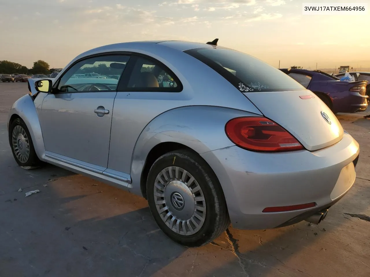 2014 Volkswagen Beetle VIN: 3VWJ17ATXEM664956 Lot: 75803134