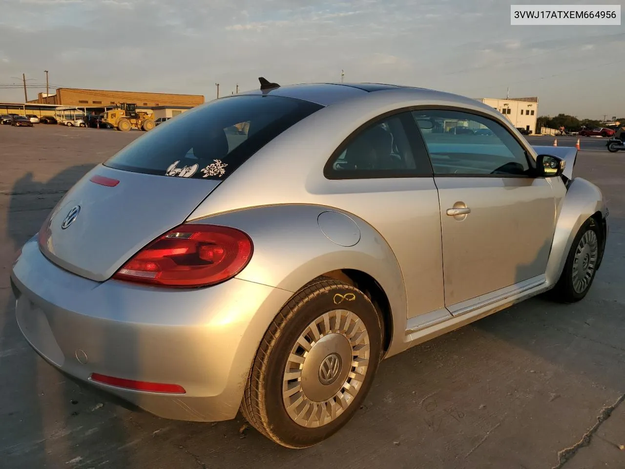 2014 Volkswagen Beetle VIN: 3VWJ17ATXEM664956 Lot: 75803134