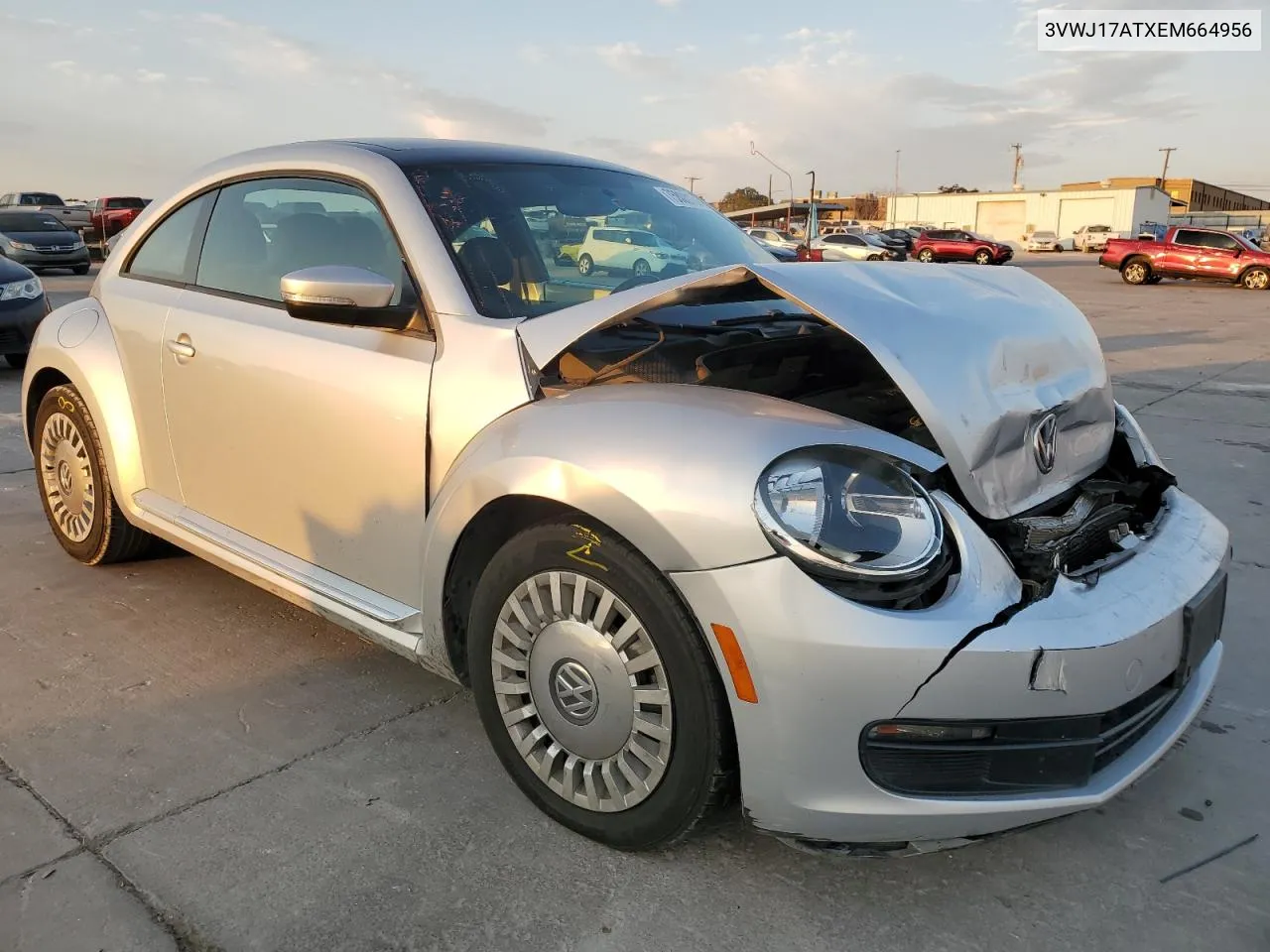 2014 Volkswagen Beetle VIN: 3VWJ17ATXEM664956 Lot: 75803134