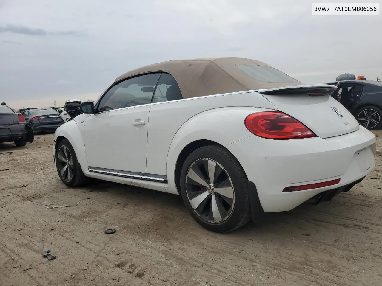 2014 Volkswagen Beetle Turbo VIN: 3VW7T7AT0EM806056 Lot: 76082684