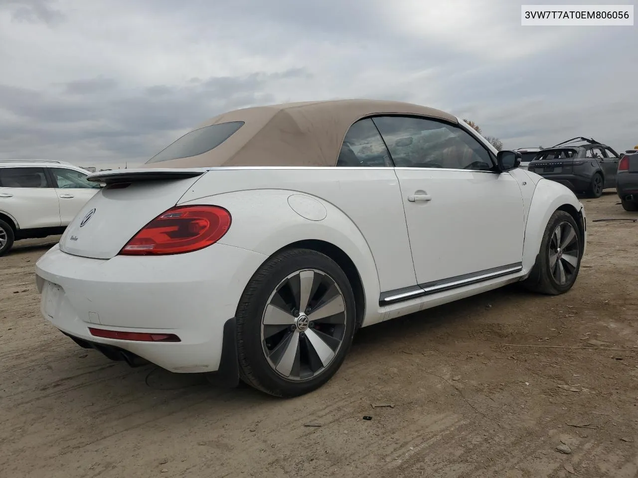 2014 Volkswagen Beetle Turbo VIN: 3VW7T7AT0EM806056 Lot: 76082684