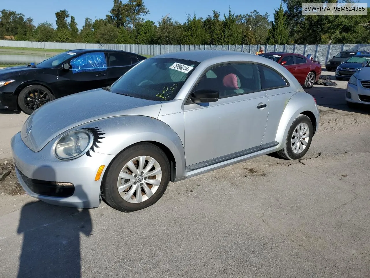 2014 Volkswagen Beetle VIN: 3VWFP7AT9EM624985 Lot: 76098044