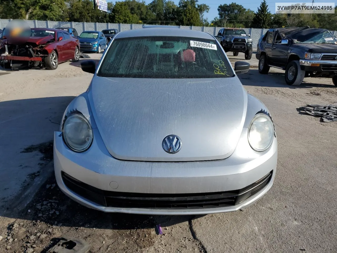 2014 Volkswagen Beetle VIN: 3VWFP7AT9EM624985 Lot: 76098044