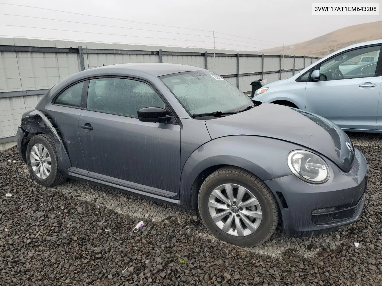 2014 Volkswagen Beetle VIN: 3VWF17AT1EM643208 Lot: 76128764